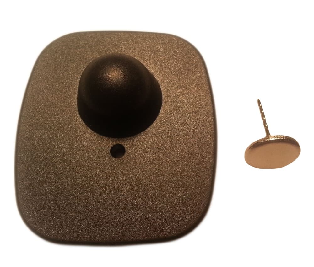 Mini Tag RF 8.2 Mhz Black w/ Pins 100-pack